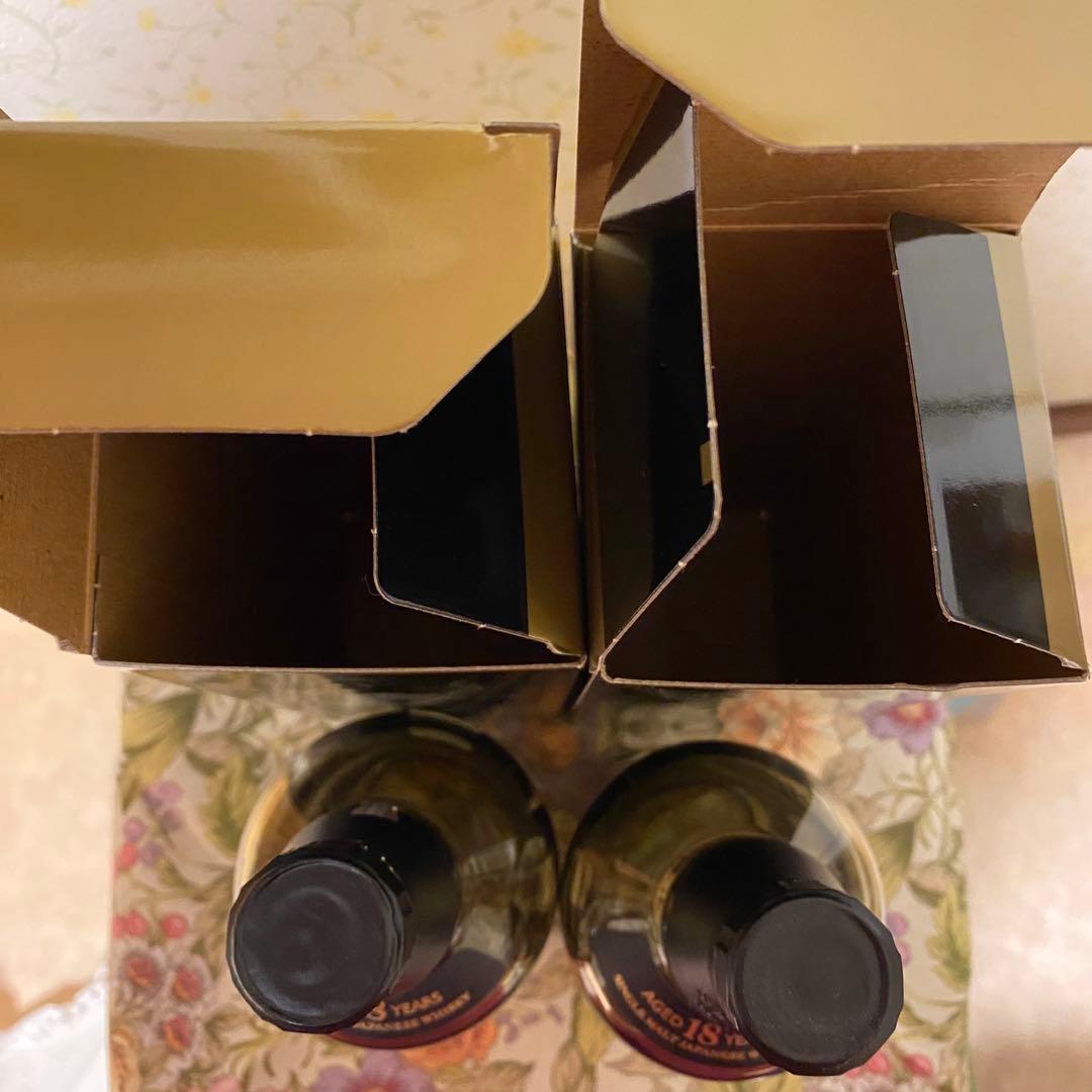 山崎 18年 シングルモルトウイスキー 空瓶　2本セット