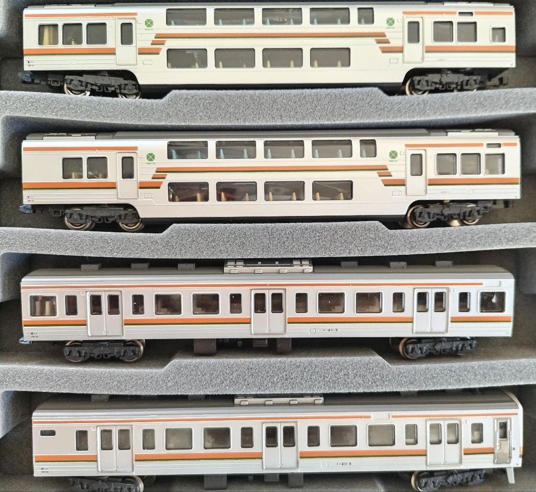 Nゲージ 211系直流近郊形電車７両 室内灯LED化済 KATO　単品寄集め