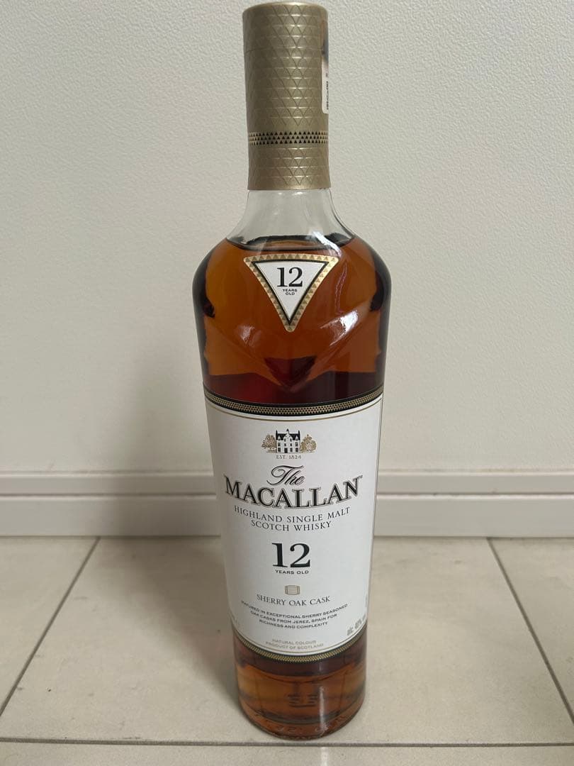 The Macallan 12年シングルモルトウイスキー 700ml 新品未開封