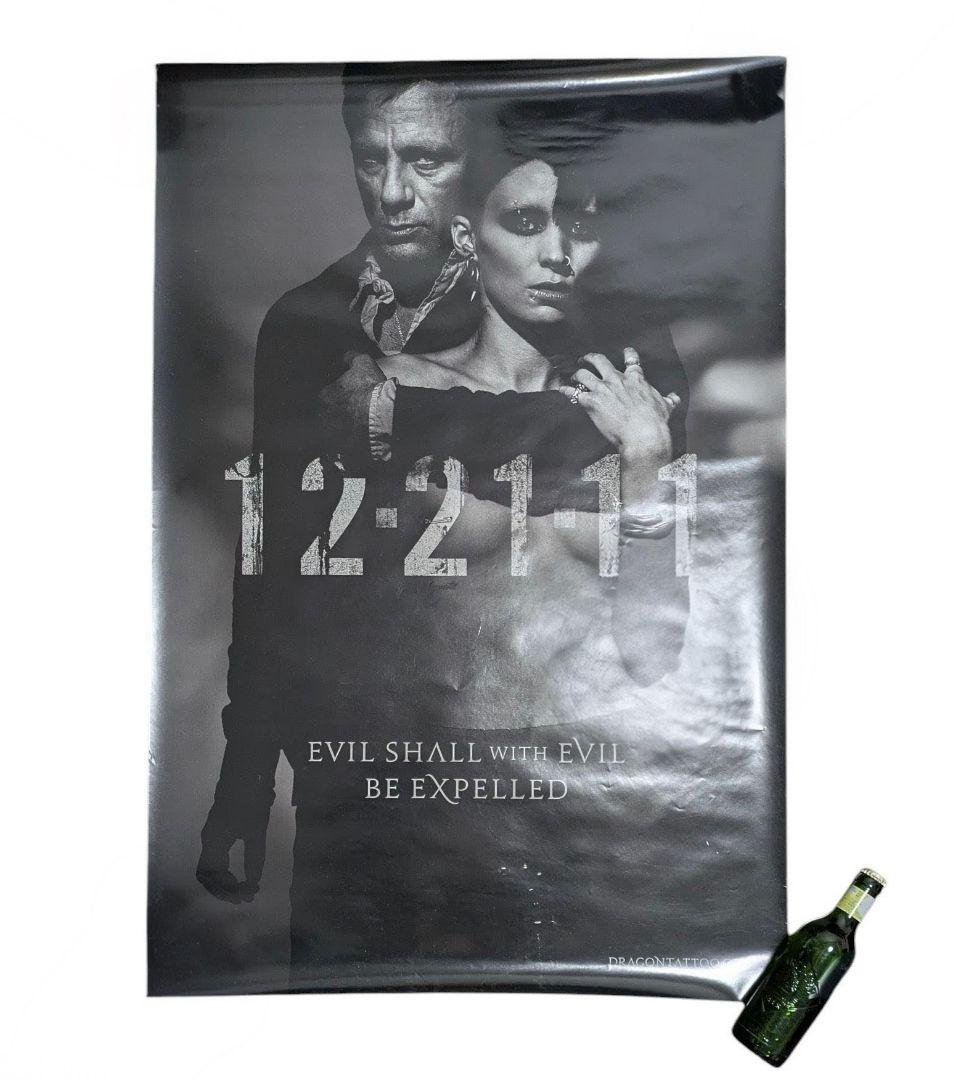 映画 ドラゴンタトゥーの女　US劇場用 特大ティザー ポスター　非売品　1シート