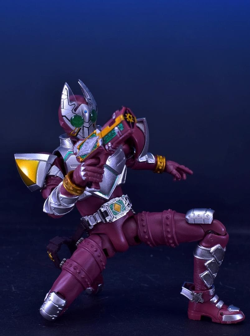 中古 S.H.フィギュアーツ 仮面ライダーギャレン&レッドランバスセット