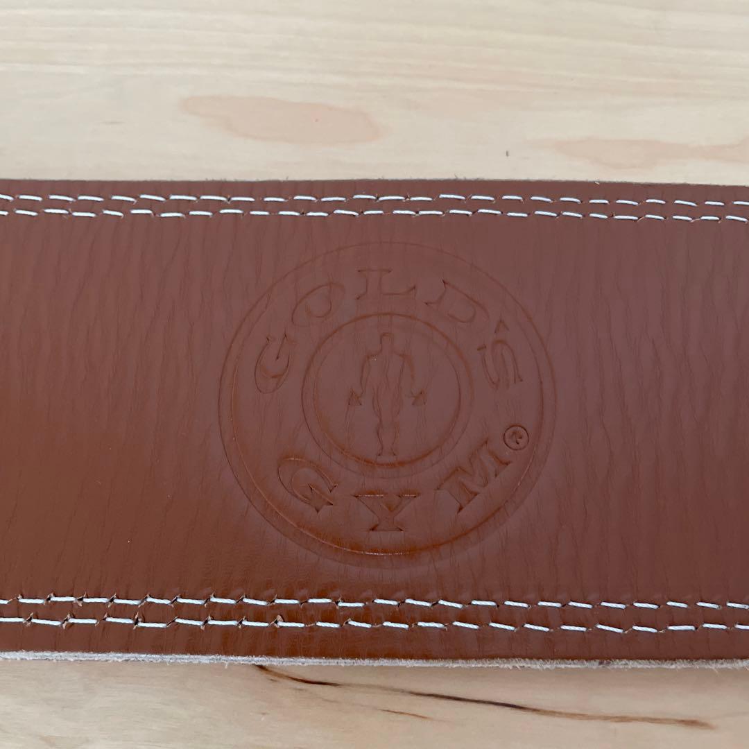 【美品】GOLD'S GYM G3324 プロレザーベルト Ｍサイズ