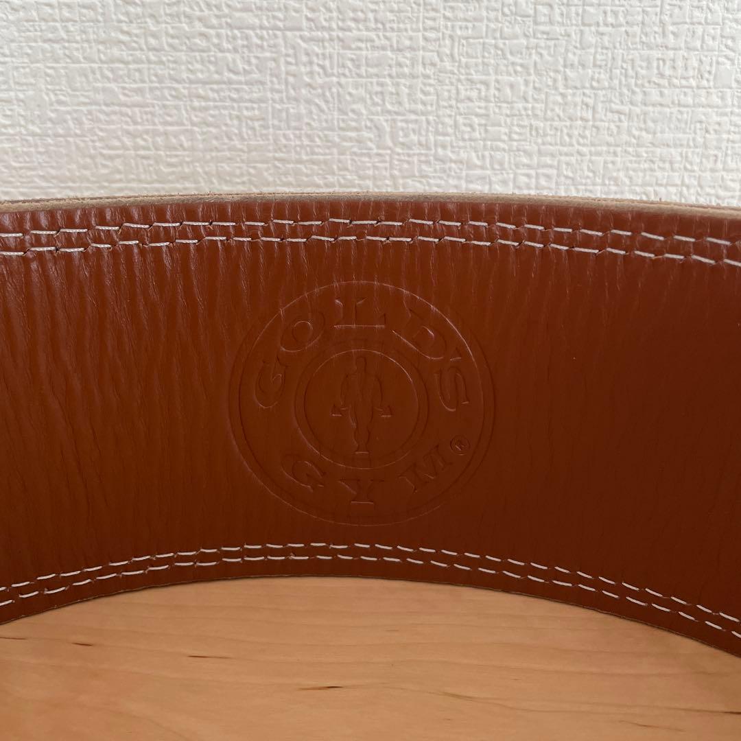 【美品】GOLD'S GYM G3324 プロレザーベルト Ｍサイズ