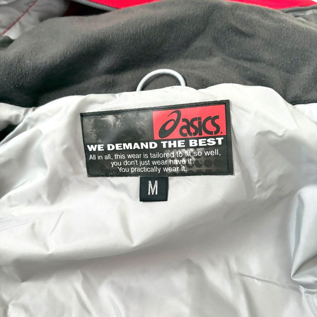 極美品☆asics advance plus スキーウェア　赤　上下セット　M