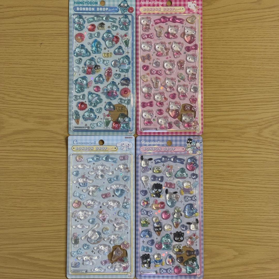 正規品 ボンボンドロップシール きゅるるん 13点セット