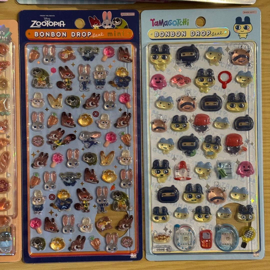 正規品 ボンボンドロップシール きゅるるん 13点セット