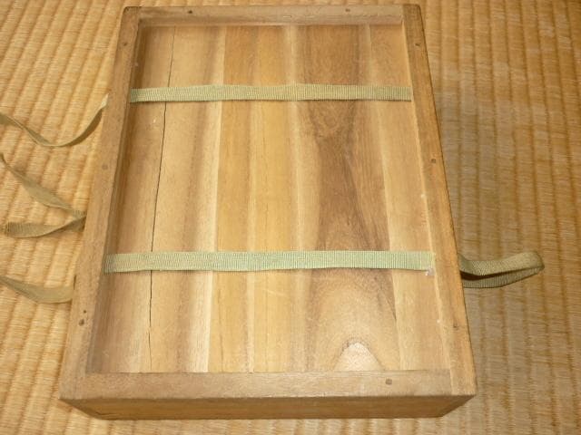 非売品美品 昭和初期 桐箱付き◆輪島塗 『五七の桐』蒔絵 文部省 賞 文箱/硯箱