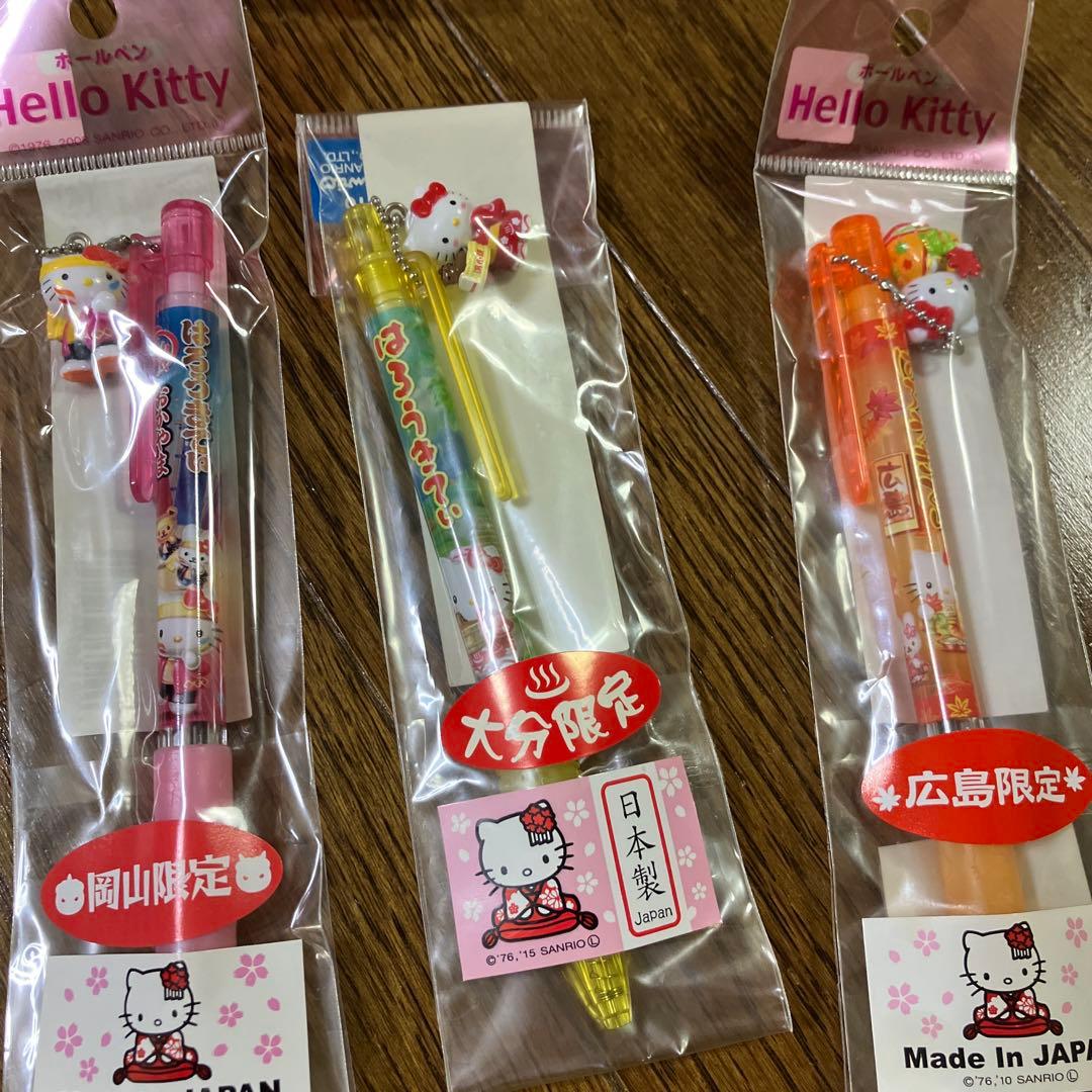 ご当時キティ　シャーペン　ボールペンセット