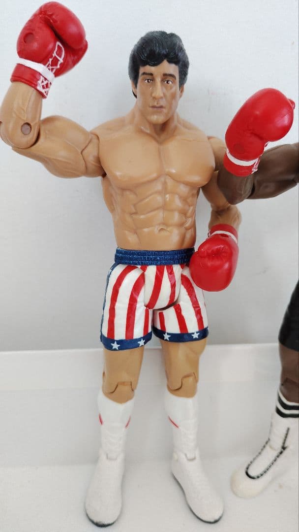 JAKKS社版 ロッキー＆クラバーラング(ロッキーⅢ)フィギュア２個セット