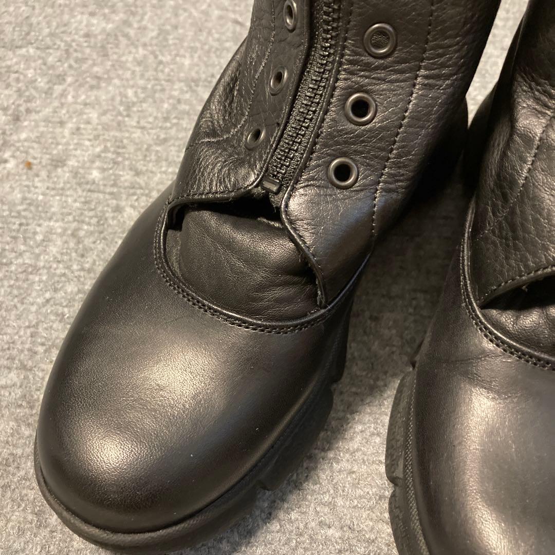 Y’s レザーミリタリーブーツ 23cm