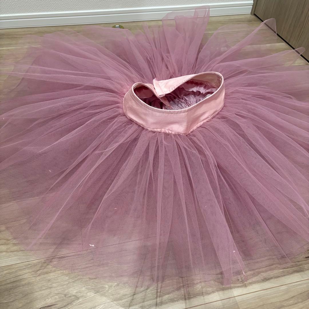 バレエ　チュチュ　ピンク　シンプル　大人フリーサイズ　ハンドメイド　職人