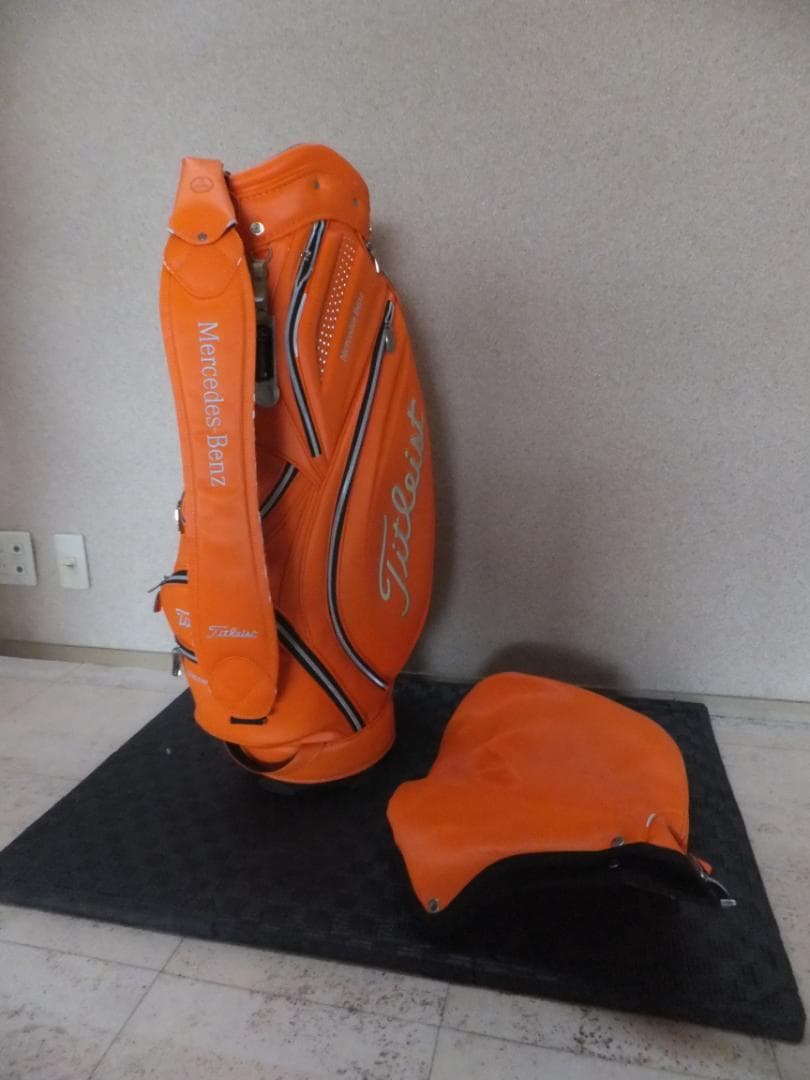 限定！タイトリスト / メルセデス・ベンツ コラボ キャディバッグ（オレンジ）