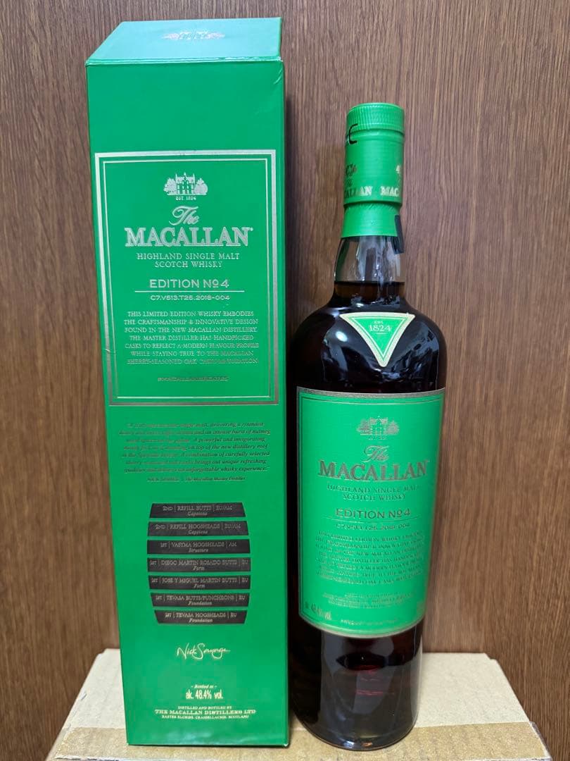 ウイスキー MACALLAN EDITION No.4
