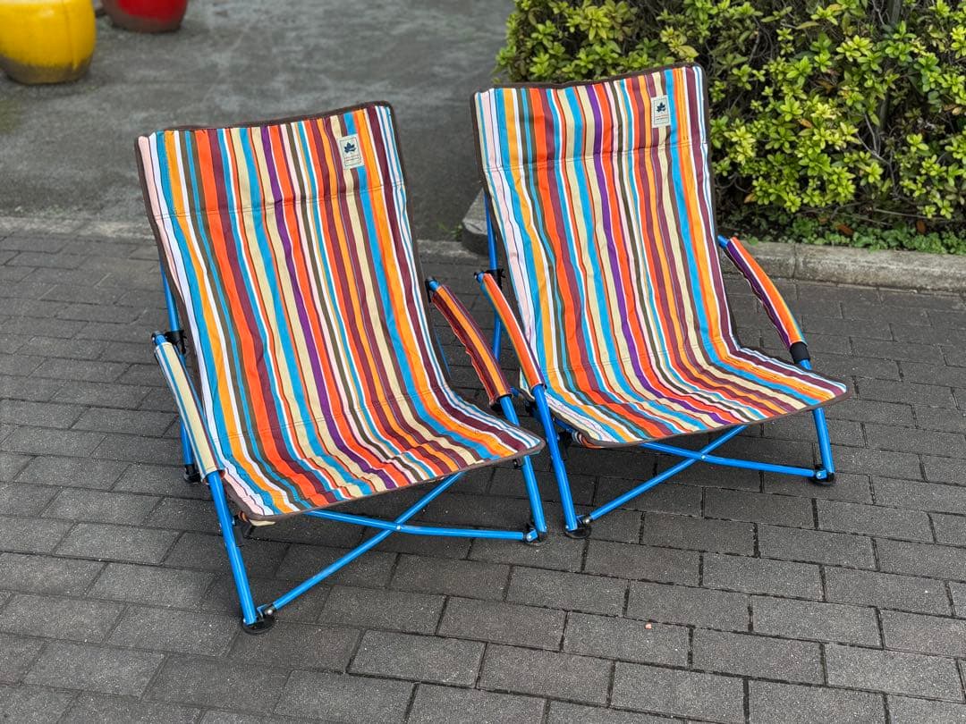 ロゴス　チェア　二脚セット