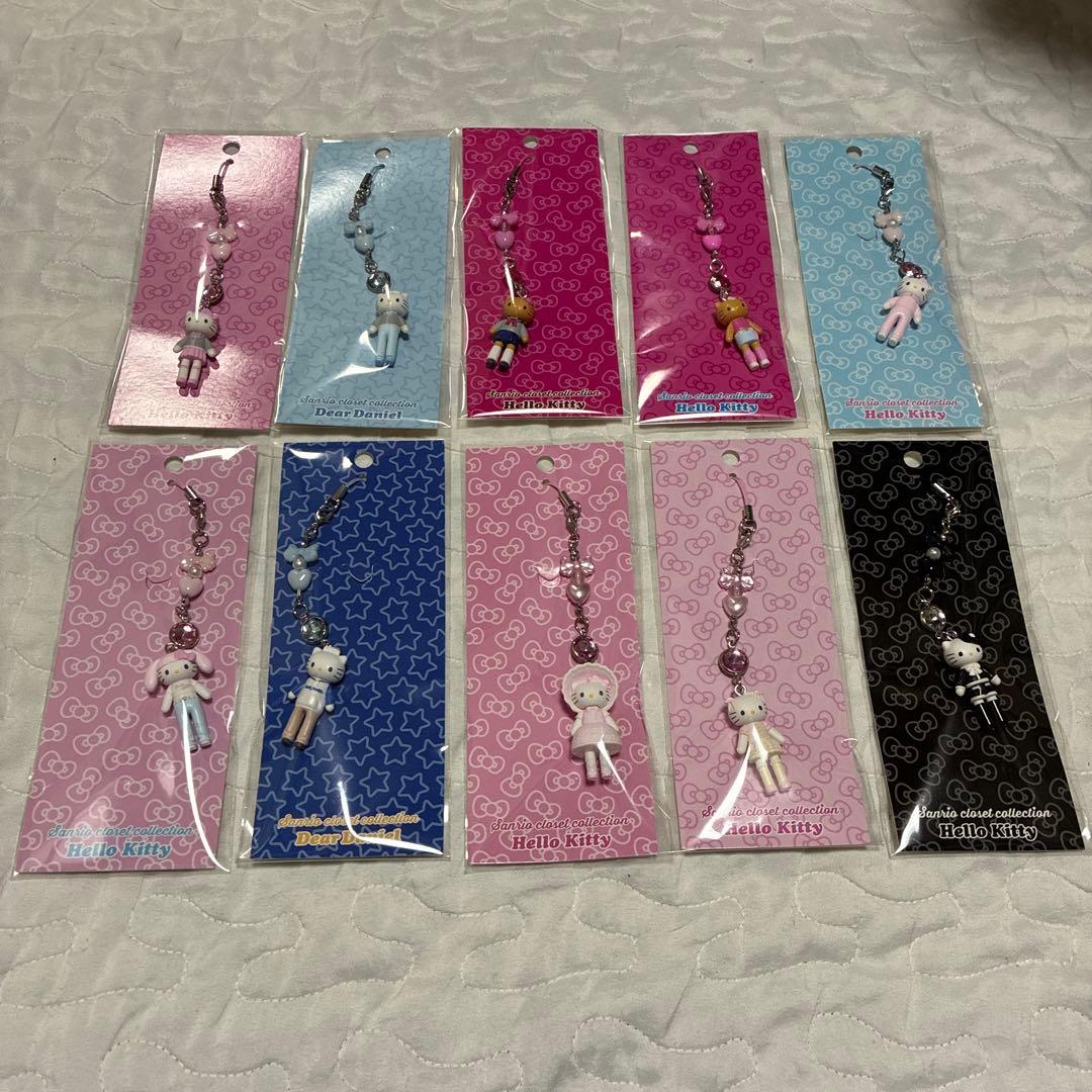 新品未開封　サンリオ ハローキティ ストラップ コンプリート10種