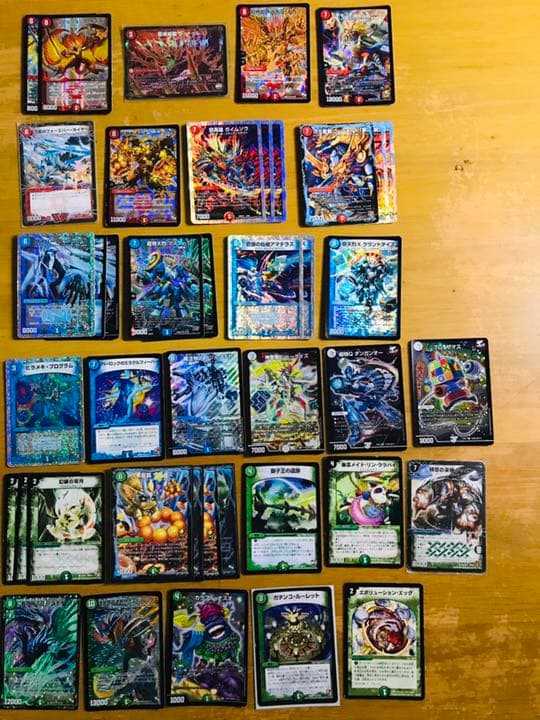 セール！ デュエマ引退！まとめ売り約6000枚！デッキパーツ多数 黒緑速攻
