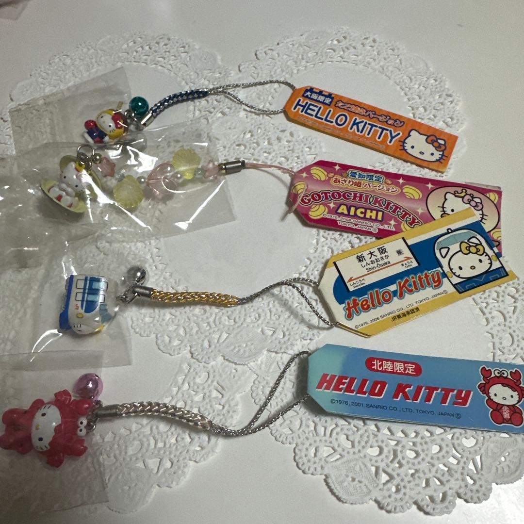 サンリオ ハローキティ ご当地 ストラップ キーホルダー根付 まとめ売り63点