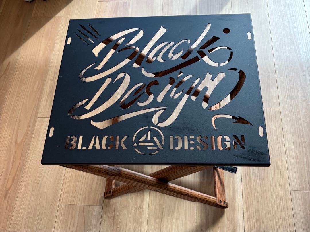 BLACK Design X スタンド プレート付き
