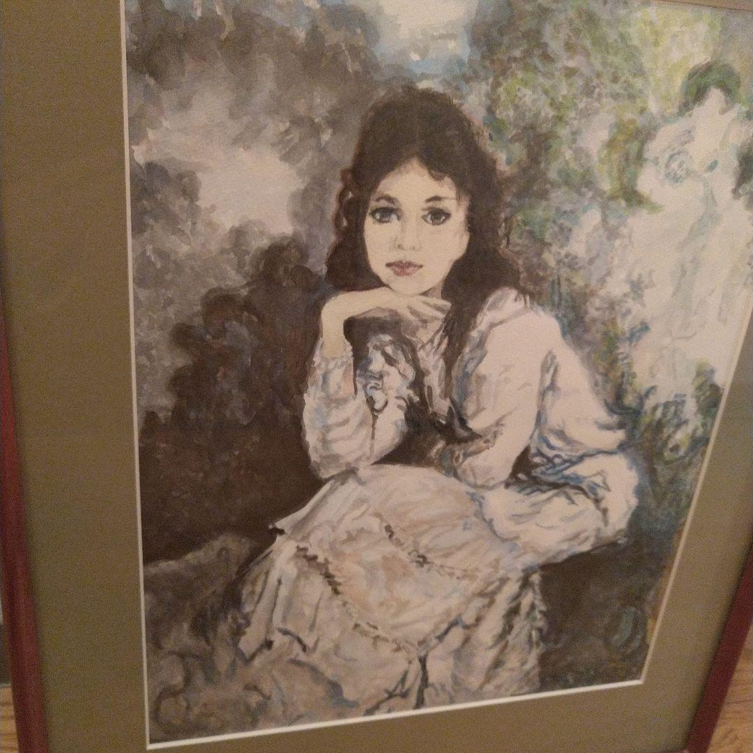 絵画　女性　女の人