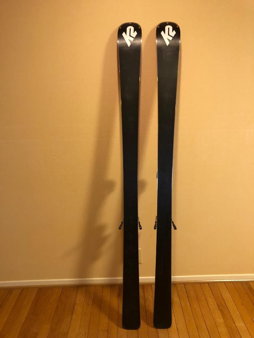 K2 IKONIC 84 スキー板 赤 バインディング付き