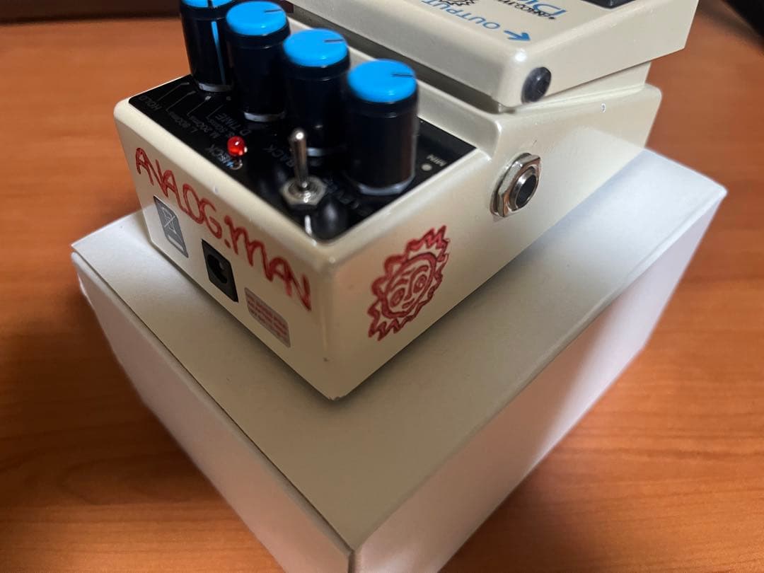 ギター Analog.man boss DD-3 high cut mod