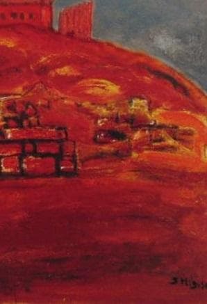 三岸節子、「ラコラオーラの城」、厳選、希少画集・額装画、新品高級額 額装付