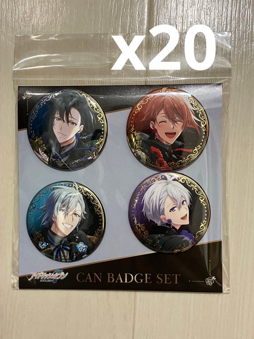 アイドリッシュセブン アイナナ Op.7 箔入り缶バッジ 衣装展　 20セット