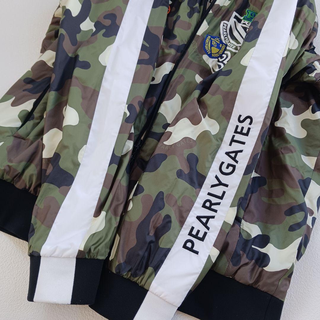 パーリーゲイツ　4WAYジャケット　スニード　ベスト　3L　カモフラ　ワッペン