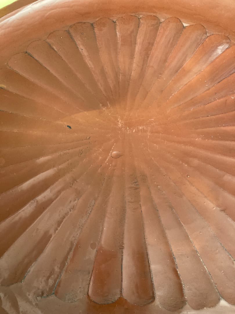 藤原盆 / 骨董　木地盆