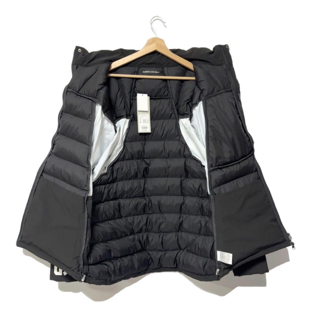 新品 ラッセルノ ゴルフ パデッド ジャケット ペイズリー ブラック 2XL 7