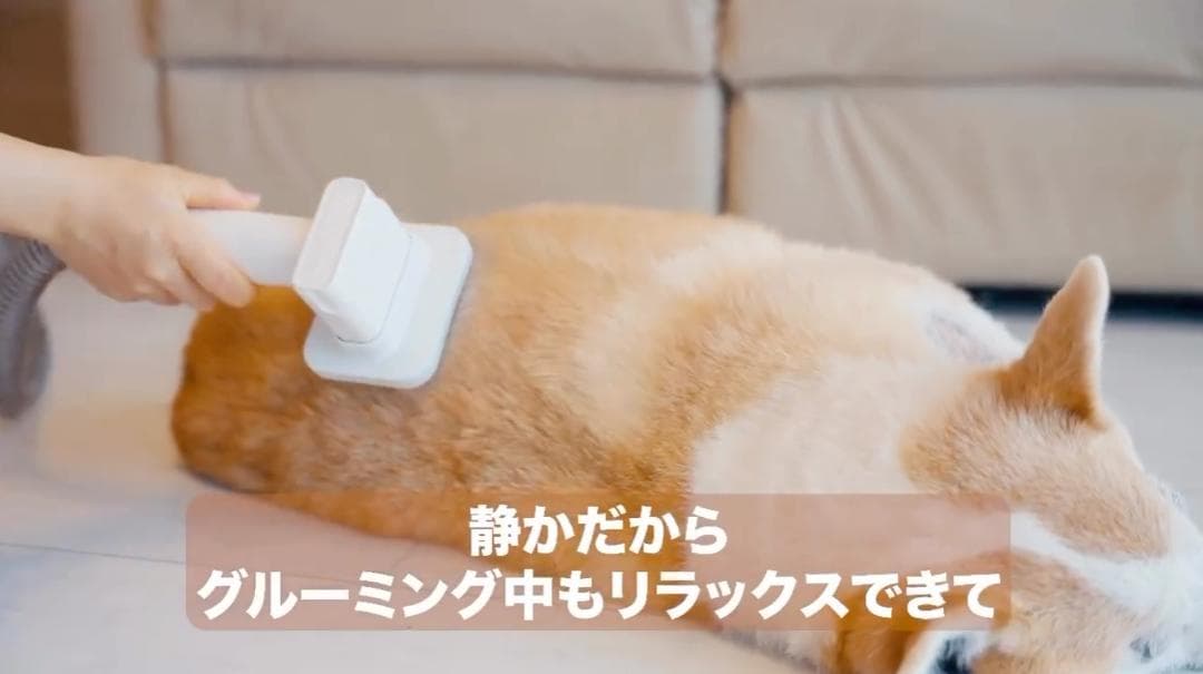 新品⭐️グルーミング掃除機 ドライヤー・バリカン付き 猫用、犬用 節約+時短