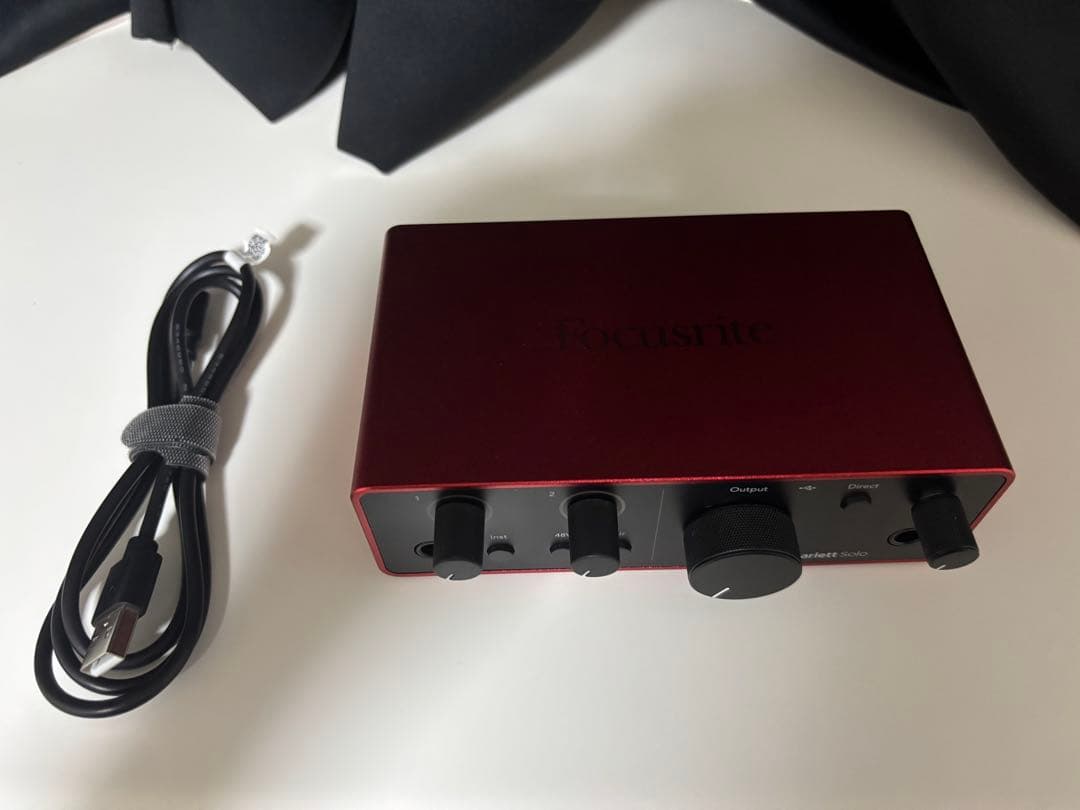 DTM・DAW Focusrite Scarlett Solo gen.4