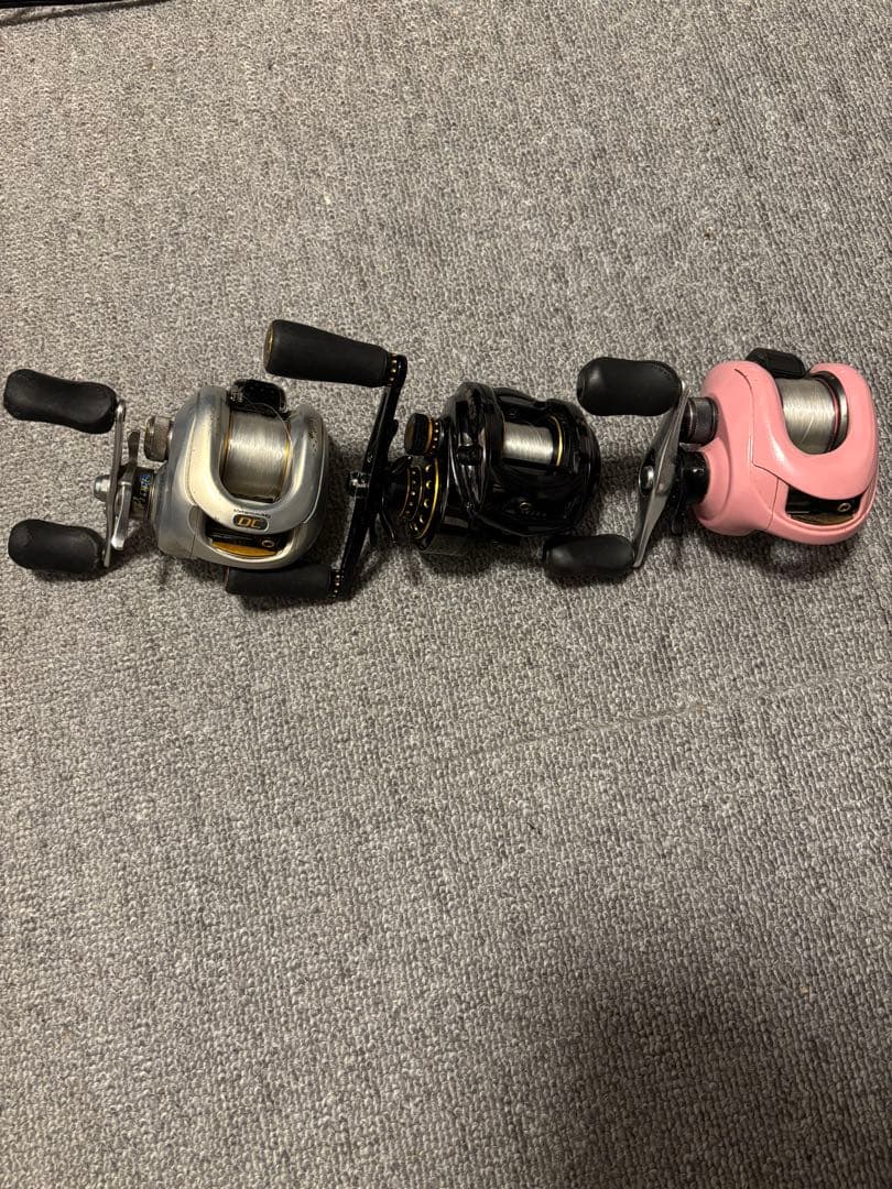 ベイトリール 3点セット バス釣り