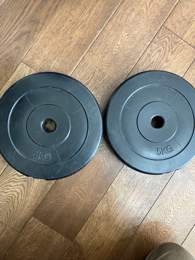 HAIGE フラットベンチ 最大耐荷重400kgと可変式ダンベルセット