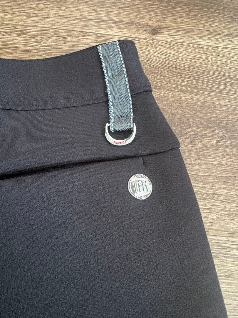 BRIEFING 3Dロゴスリムパンツ 黒 XS