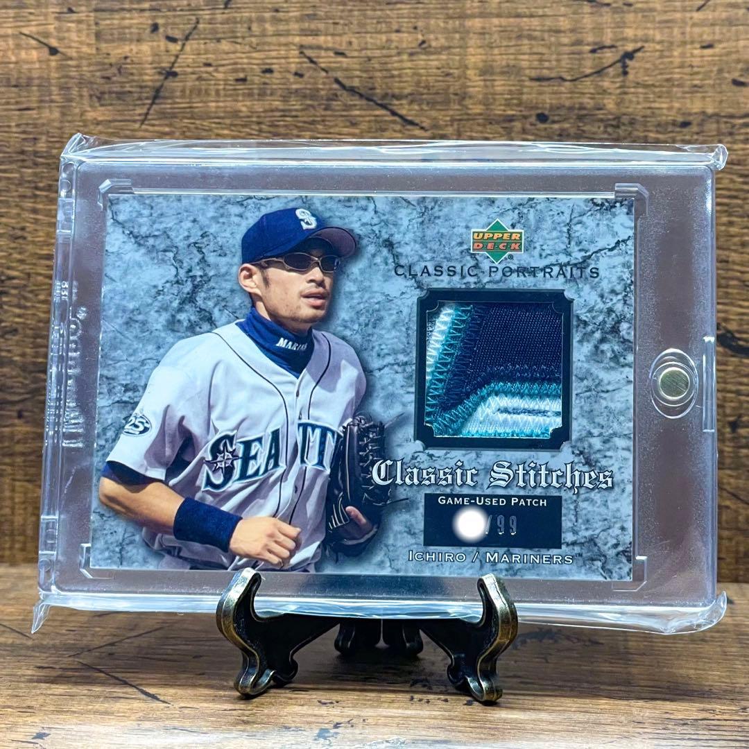 入手困難 イチロー 世界99枚限定 2003 マリナーズパッチカード UD