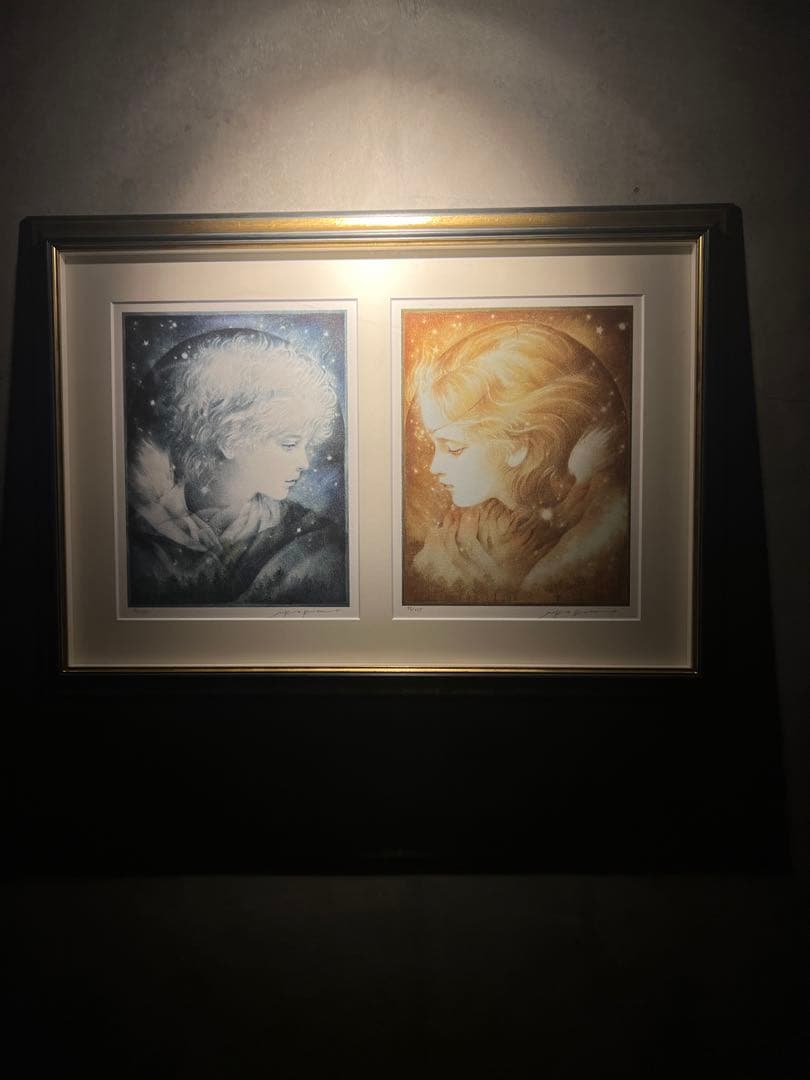 【真作美品】きたのじゅんこ　【金の森】【銀の森】　保証書あり