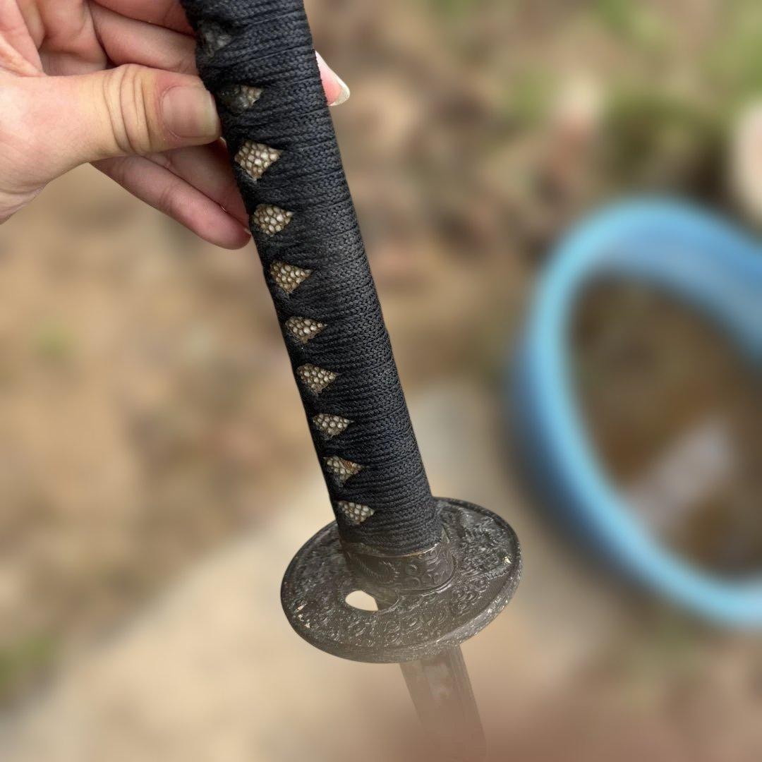 居合刀 曲線刃 布巻きハンドル