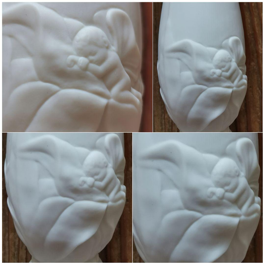 レノックス ヘリテージ 米国製 天使と天道虫 萌芽 蕾 花瓶 ベース Lenox