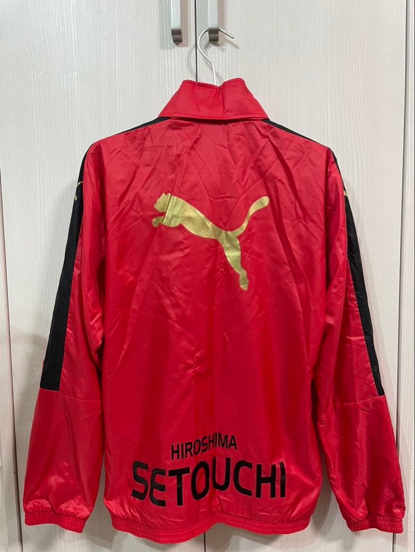 瀬戸内高校サッカー部 PUMA 赤 ピステ Mサイズ