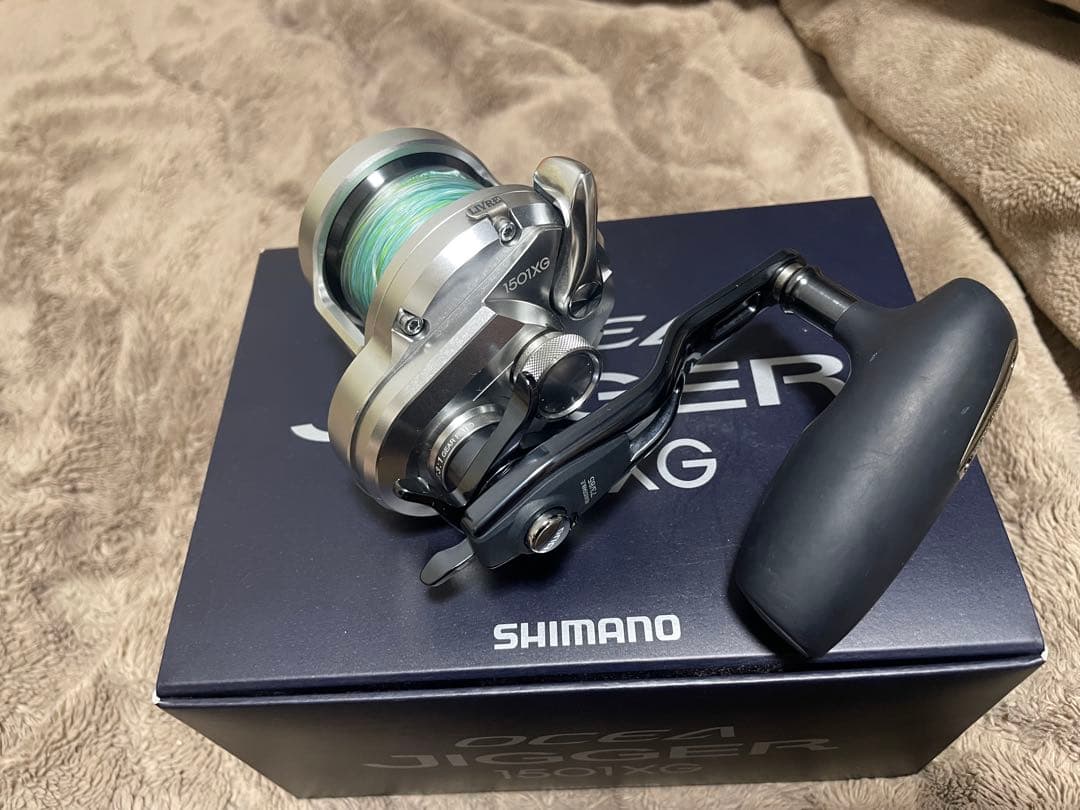 SHIMANO 21OCEA JIGGER 1501XG 左巻き　ベイトリール
