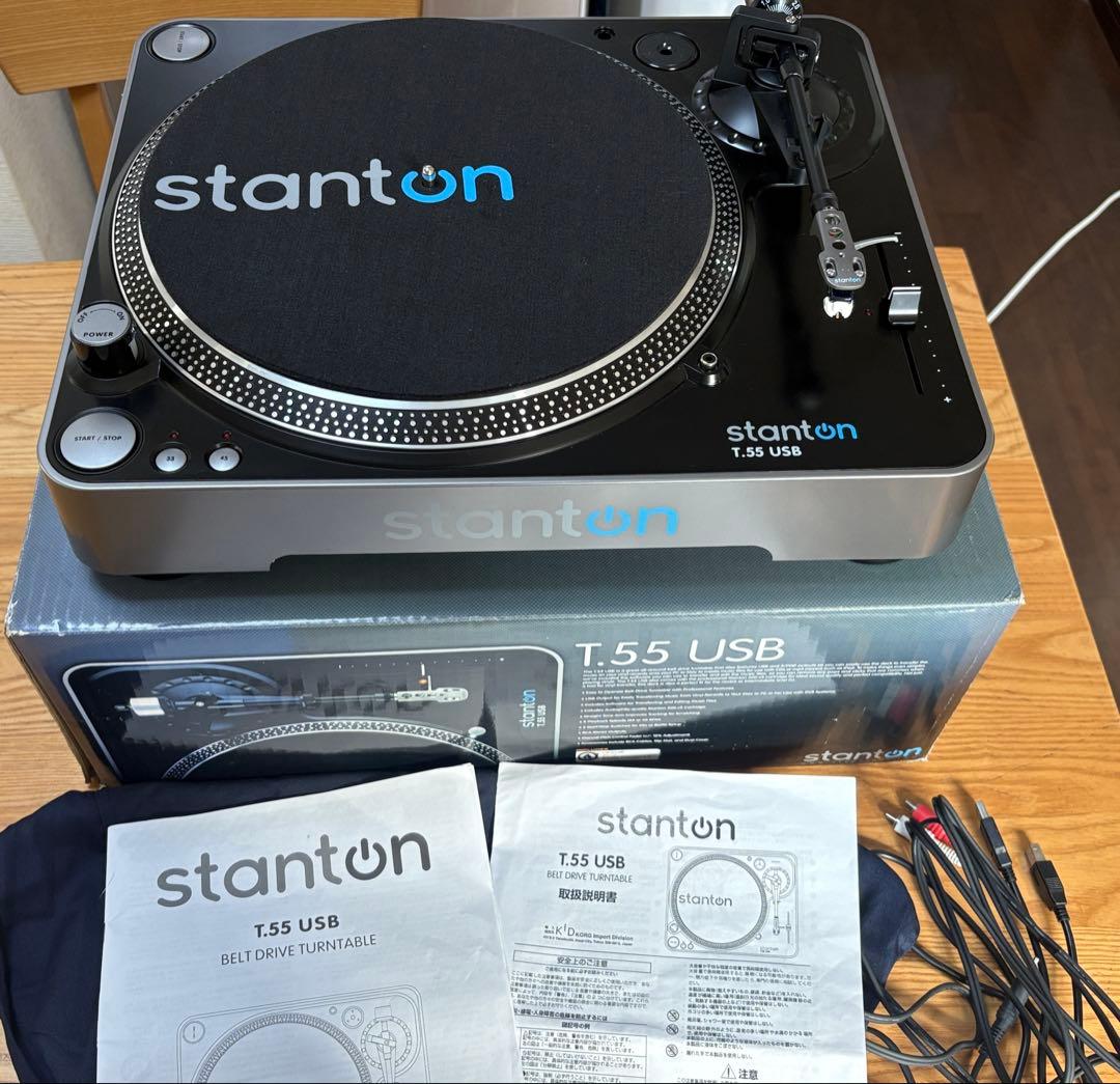Stanton T.55 USB ターンテーブル　DJ機器　レコードプレイヤー
