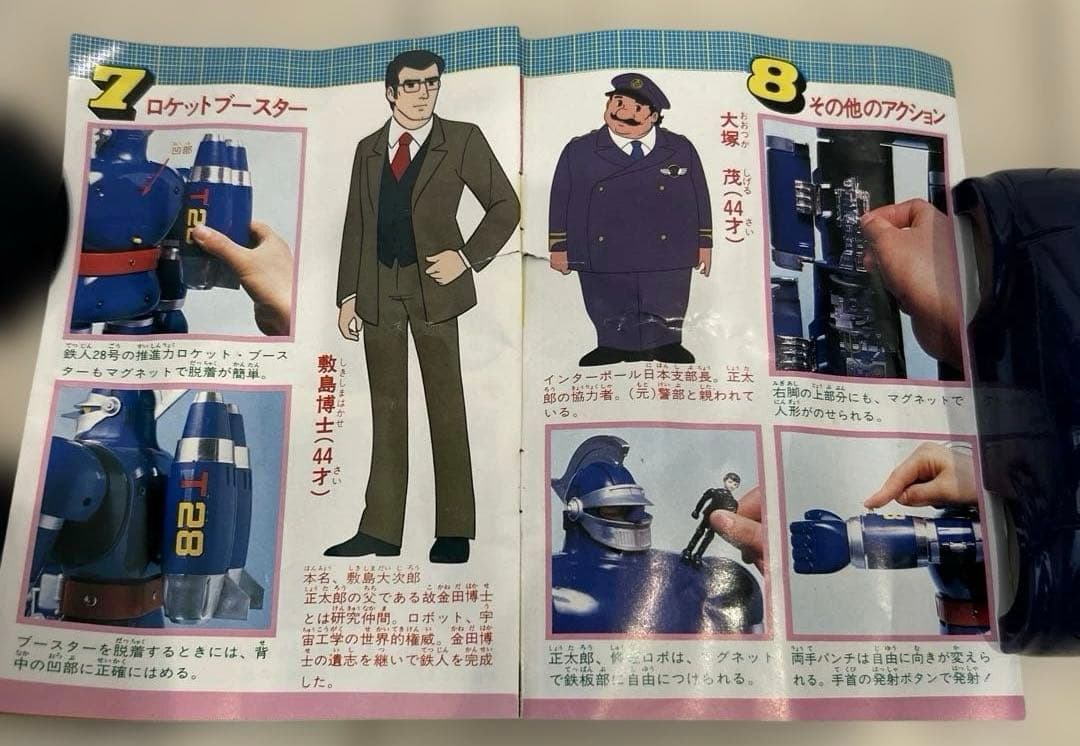超金属 鉄人28号 SG-01（箱有り・レトロ希少品） 当時物 初期モデル