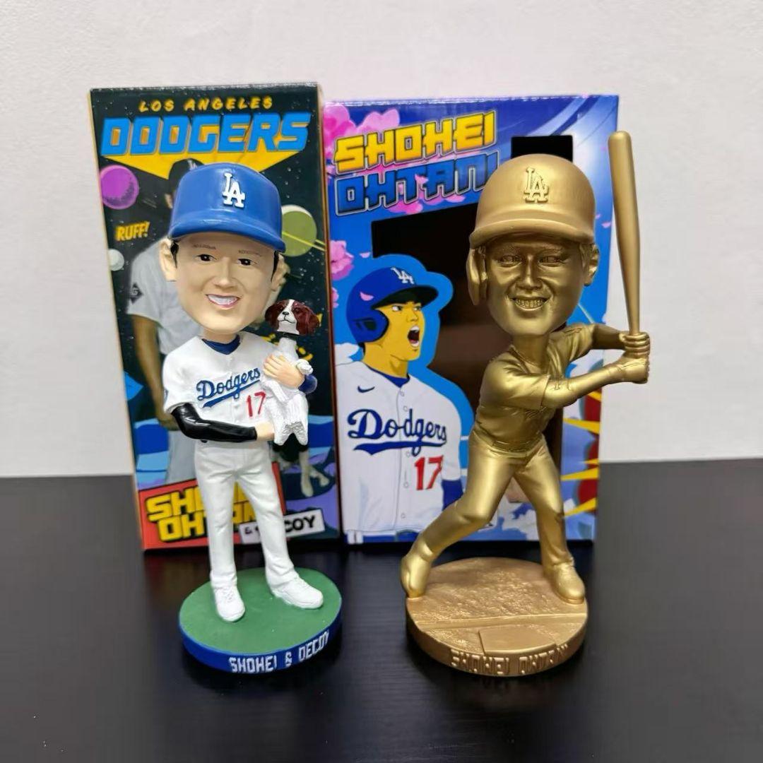 ボブルヘッド　ゴールド　ドジャース会員　限定+大谷翔平 デコピン ボブルヘッド