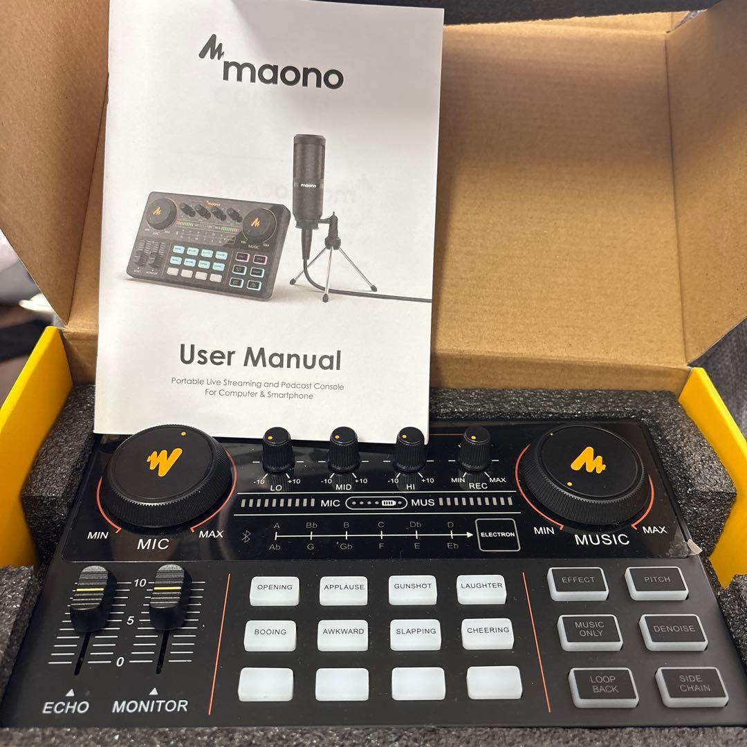 【中古品】maono AU-AM200 S1 【配信機材】