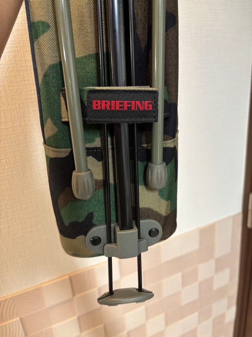 美品 BRIEFING スタンドバッグ カモ柄 迷彩
