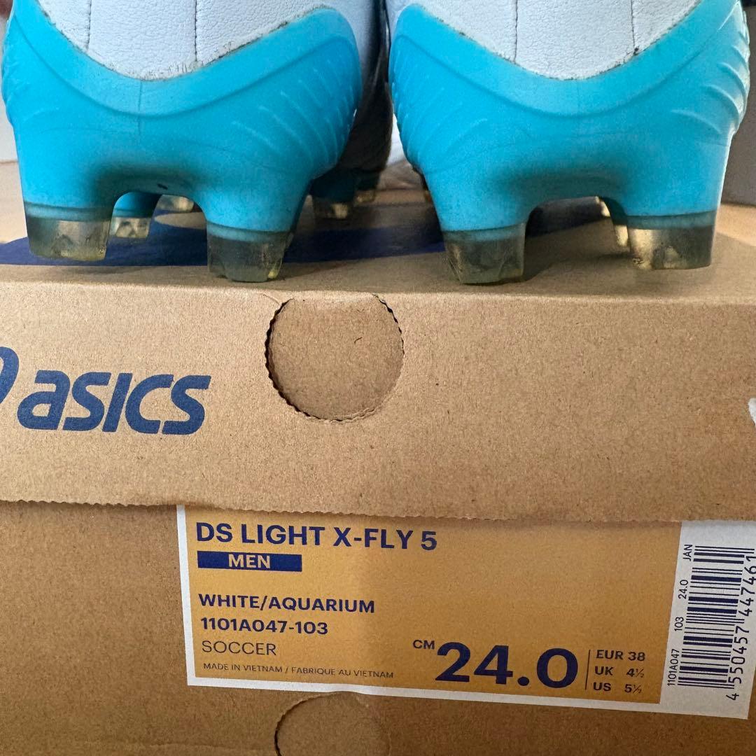 asics ds light x-fly5 サッカースパイク 24.0cm 美品