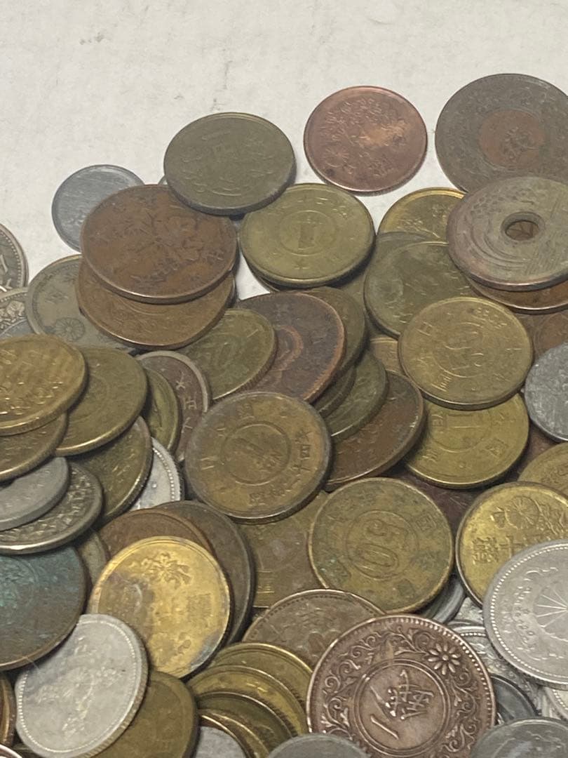 古銭 銅貨黄銅貨青銅貨ニッケル貨錫貨アルミ貨など大量 3.6㎏ NO.63