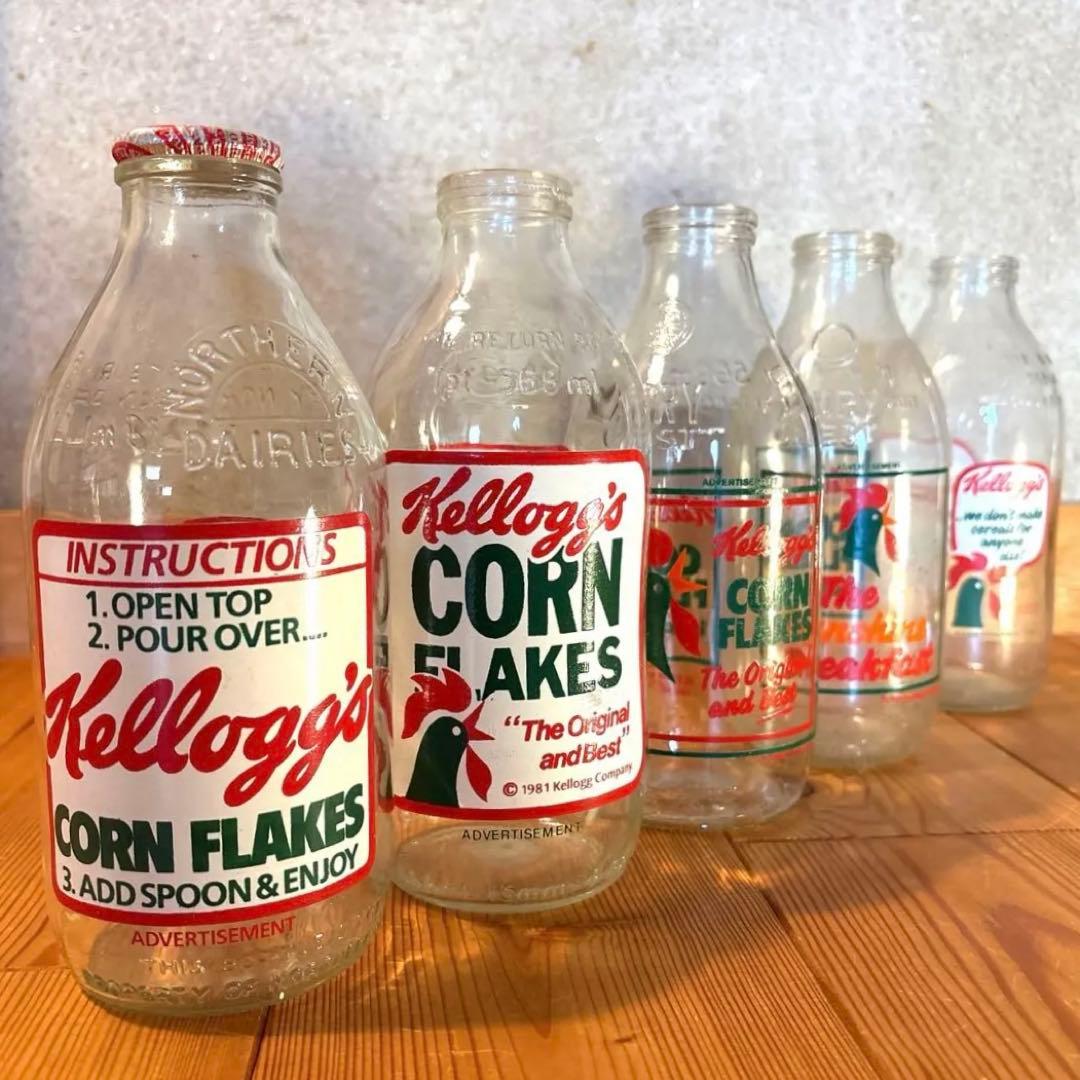 1981-89年　ケロッグ　コーネリアス　アドバタイジング　ボトル　フルセット