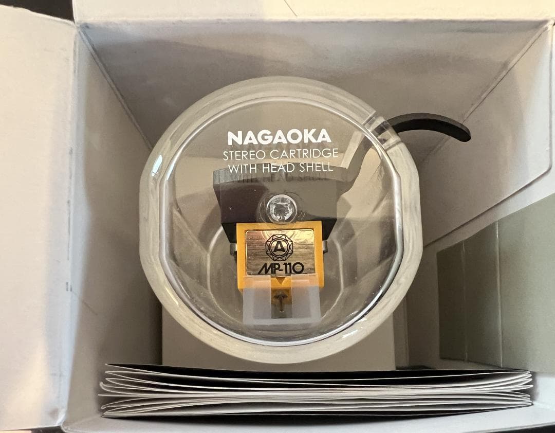 NAGAOKA MP型ステレオカートリッジ ヘッドシェル付 MP-110H